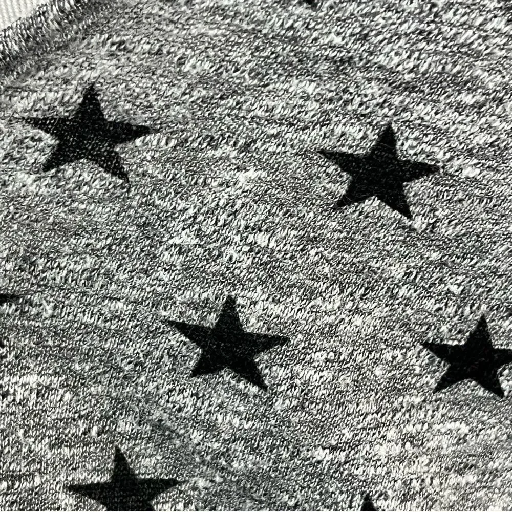 Monrow Gray Star Print Midi Dress - Picture 8 of 9
